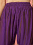 Women's Purple Cotton Kurta Sharara Set